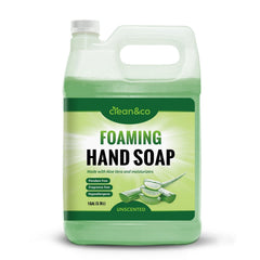 Clean&Co unscented foam soap bulk refill 1 gal offers fragrance-free cleanse for shared spaces.