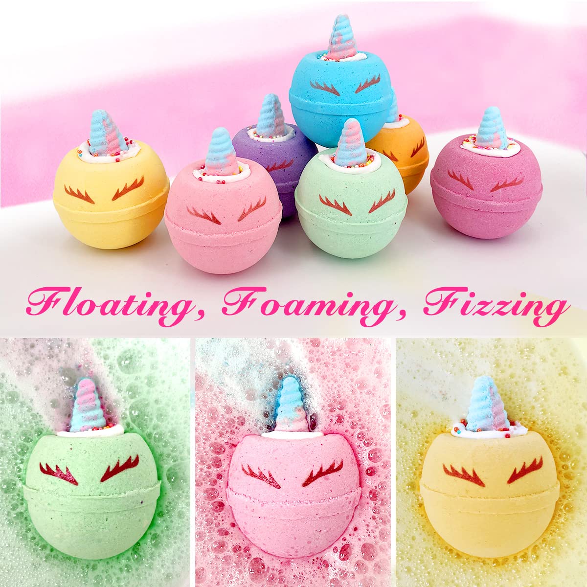 Clear and Fresh long-lasting scents like green apple and lavender.