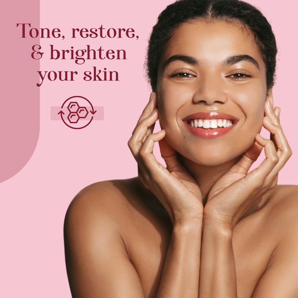 Clear Beauty Retinol Eye Cream application close-up demonstrating gentle dab technique.