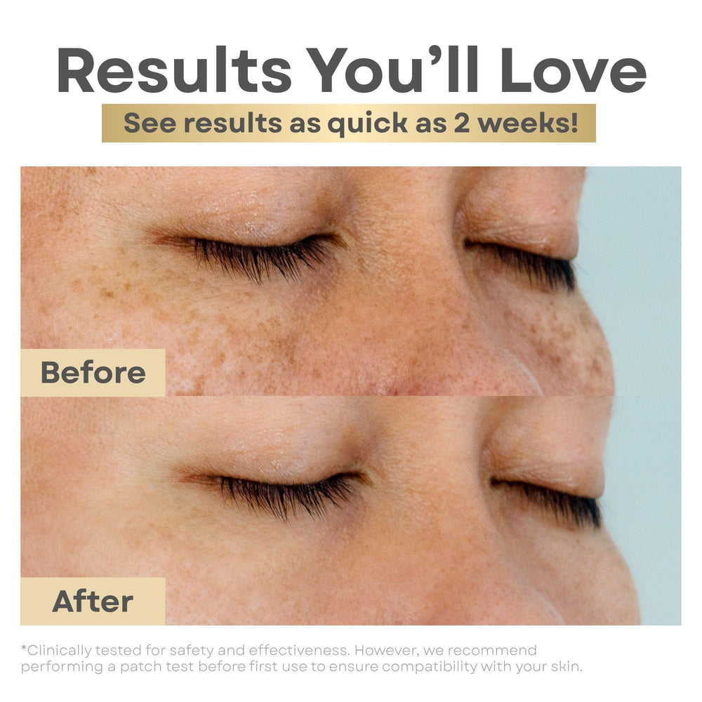 Clear Essence Lemon Plus Serum texture swirl reveals a lightweight, fast-absorbing serum