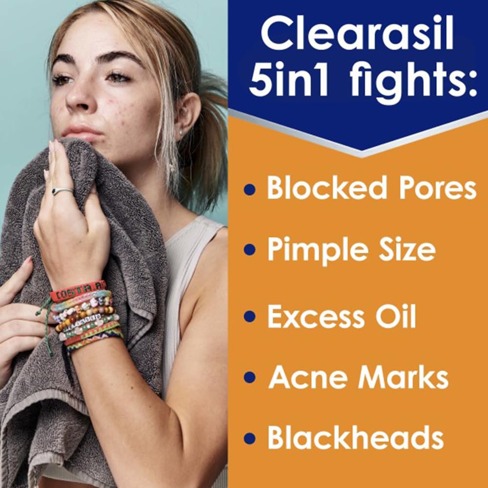 Clearasil Stubborn Acne Control packaging on display for easy shopping.
