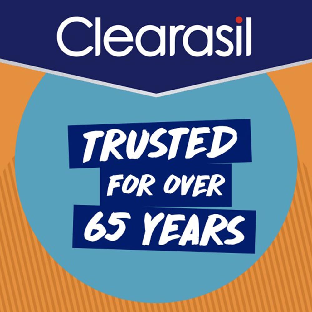 Clearasil Stubborn Acne Control wash beads dissolving during massage to unclog pores.