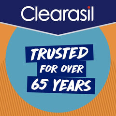 Clearasil Stubborn Acne Control wash beads dissolving during massage to unclog pores.