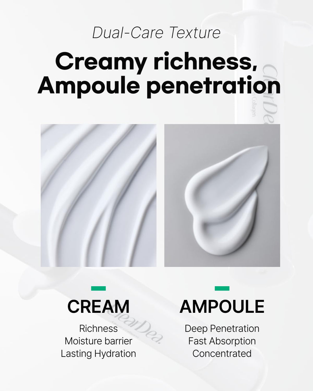 ClearDea skin radiance after use suggests a healthy glow.