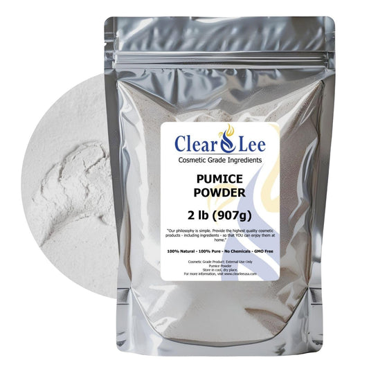 ClearLee cosmetic grade pumice powder for face exfoliation and smoother skin