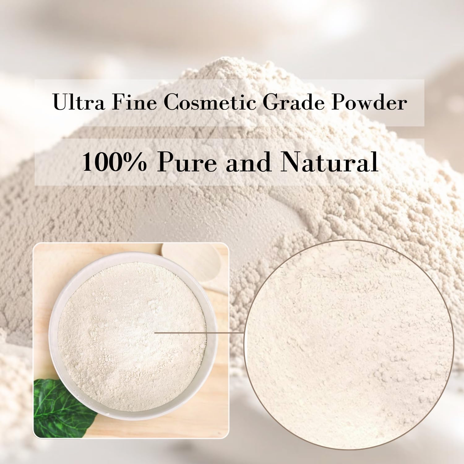 ClearLee kaolin clay powder mixed with rose water for a soothing facial mask