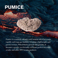 ClearLee pumice powder for feet exfoliation to remove calluses and reveal softer heels
