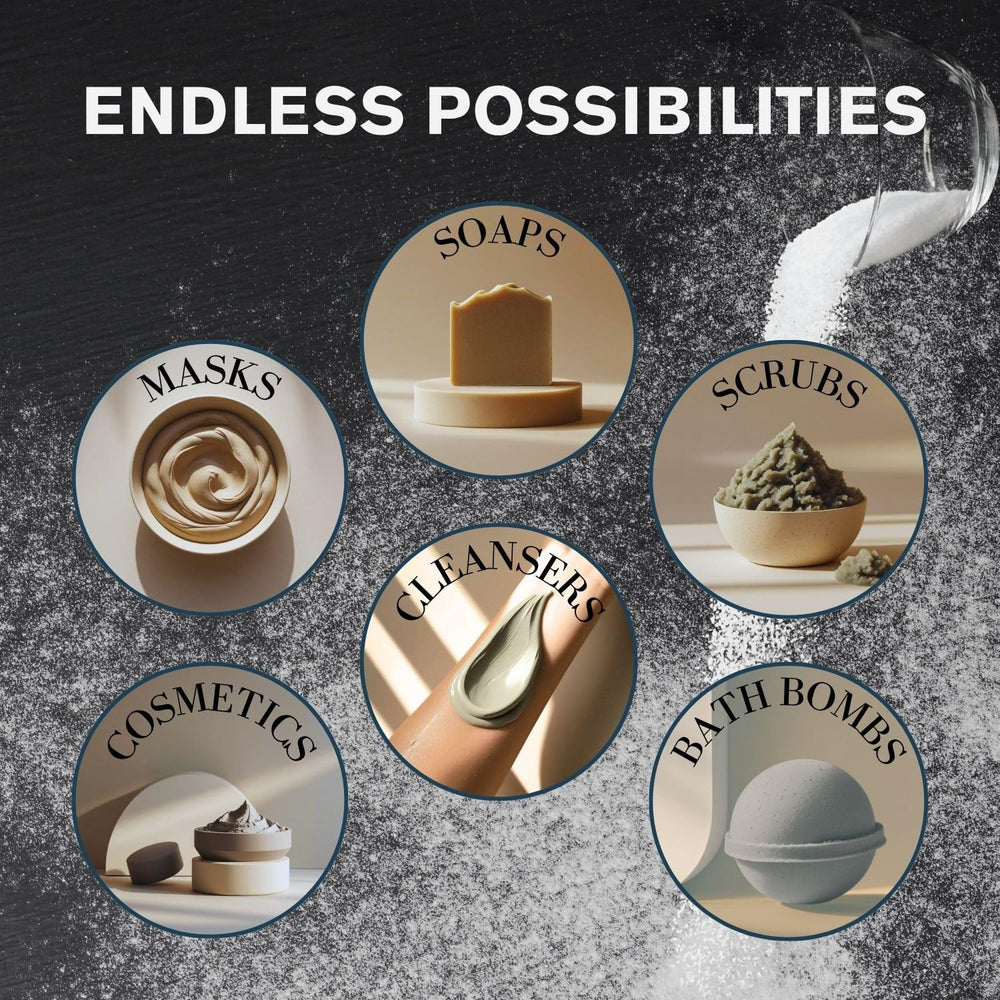 ClearLee pumice used in facial and body scrubs for smooth, spa-quality results.
