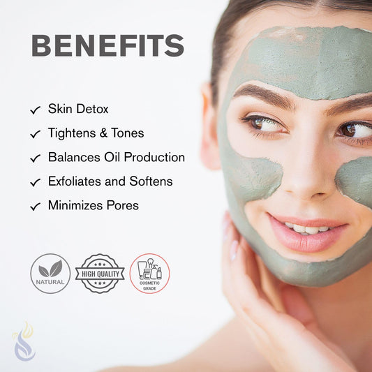 ClearLee bentonite clay powder ultra-fine texture ideal for smooth mask blends.