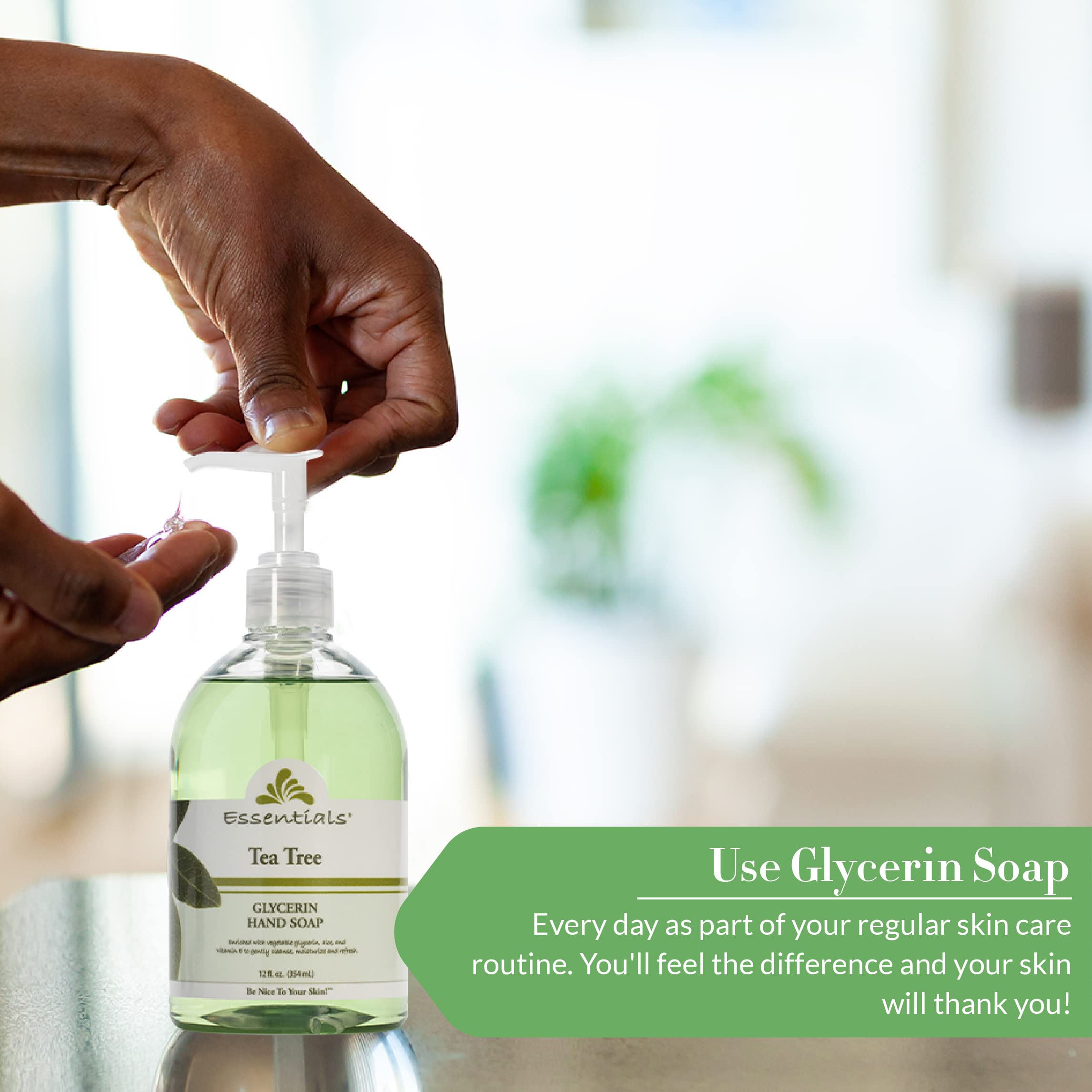Clearly Natural Essentials Tea Tree scent refreshes the bathroom or kitchen area.