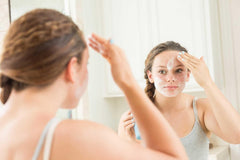Clearogen sulfur acne lotion used daily for oil control