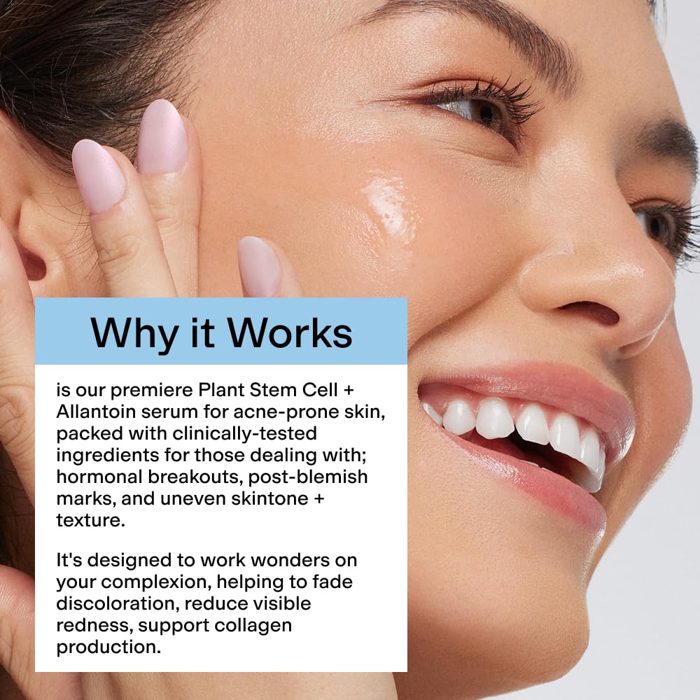 CLEARSTEM CELLRENEW being massaged onto the face for absorption