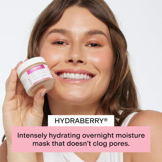 CLEARSTEM Hydraberry creamy texture aids comfortable evening hydration