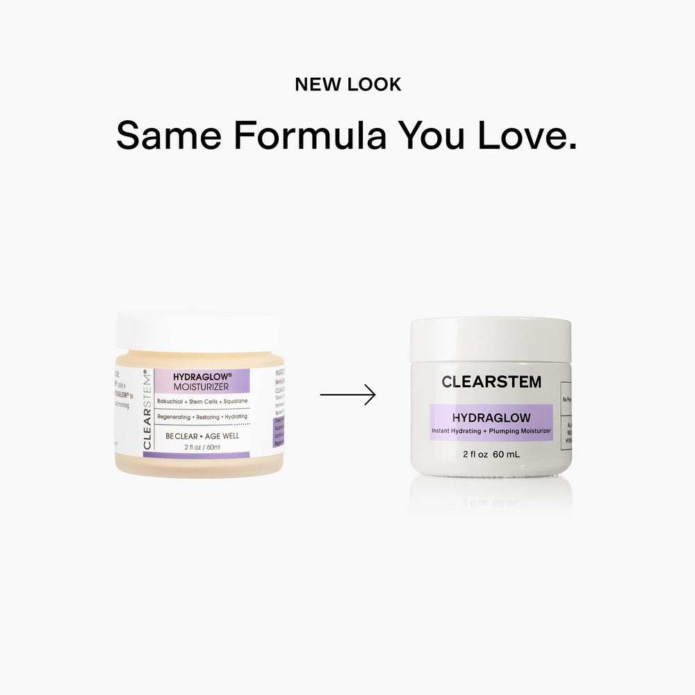 CLEARSTEM Hydraglow jar-closeup creamy texture for soothing hydration