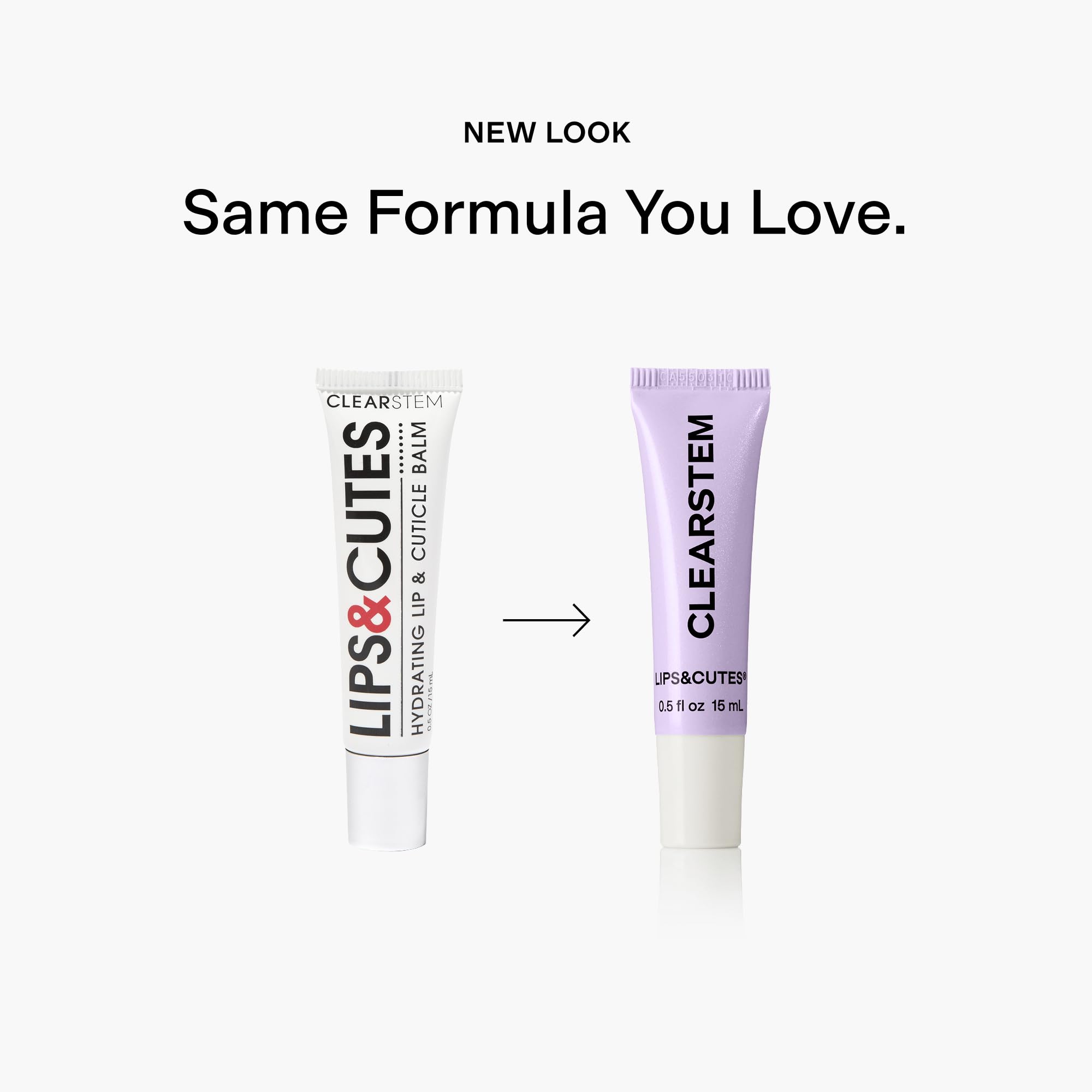 CLEARSTEM LIPS&CUTES cuticle care for revived, hydrated nails.