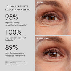 Clenvia Vélera hyaluronic acid glow boosts skin moisture and plumpness