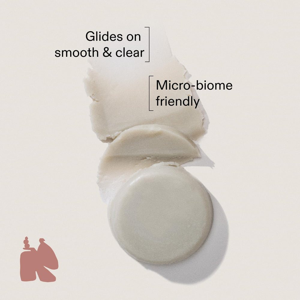 Cleo + Coco balm jar close-up shows smooth, non-irritating texture.