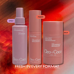 Cleo + Coco skin feels fresh and soft after use.