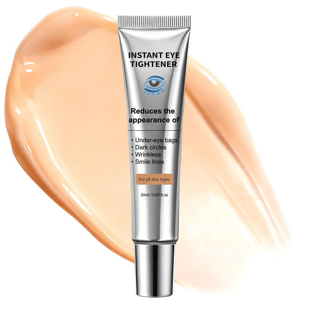 CLERVUN Instant Under Eye Lift Serum bottle for lightweight hydration and refreshed eyes.