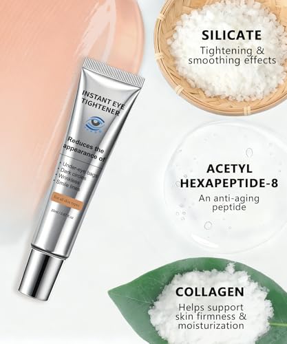 Close-up of CLERVUN serum texture showing smooth, non-sticky finish around the eye area.