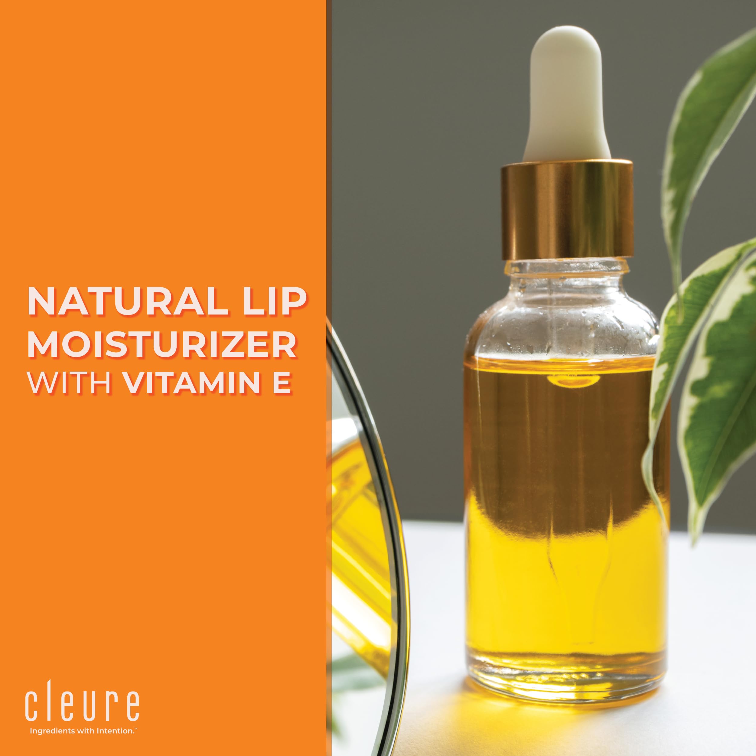Applying Cleure lip balm on lips with easy glide