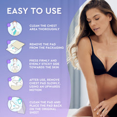 CLEVERFY long-lasting chest patches provide up to 15 uses.