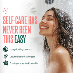 cleverfy vanilla-sweet-orange shower steamer with warm scent for cozy mornings