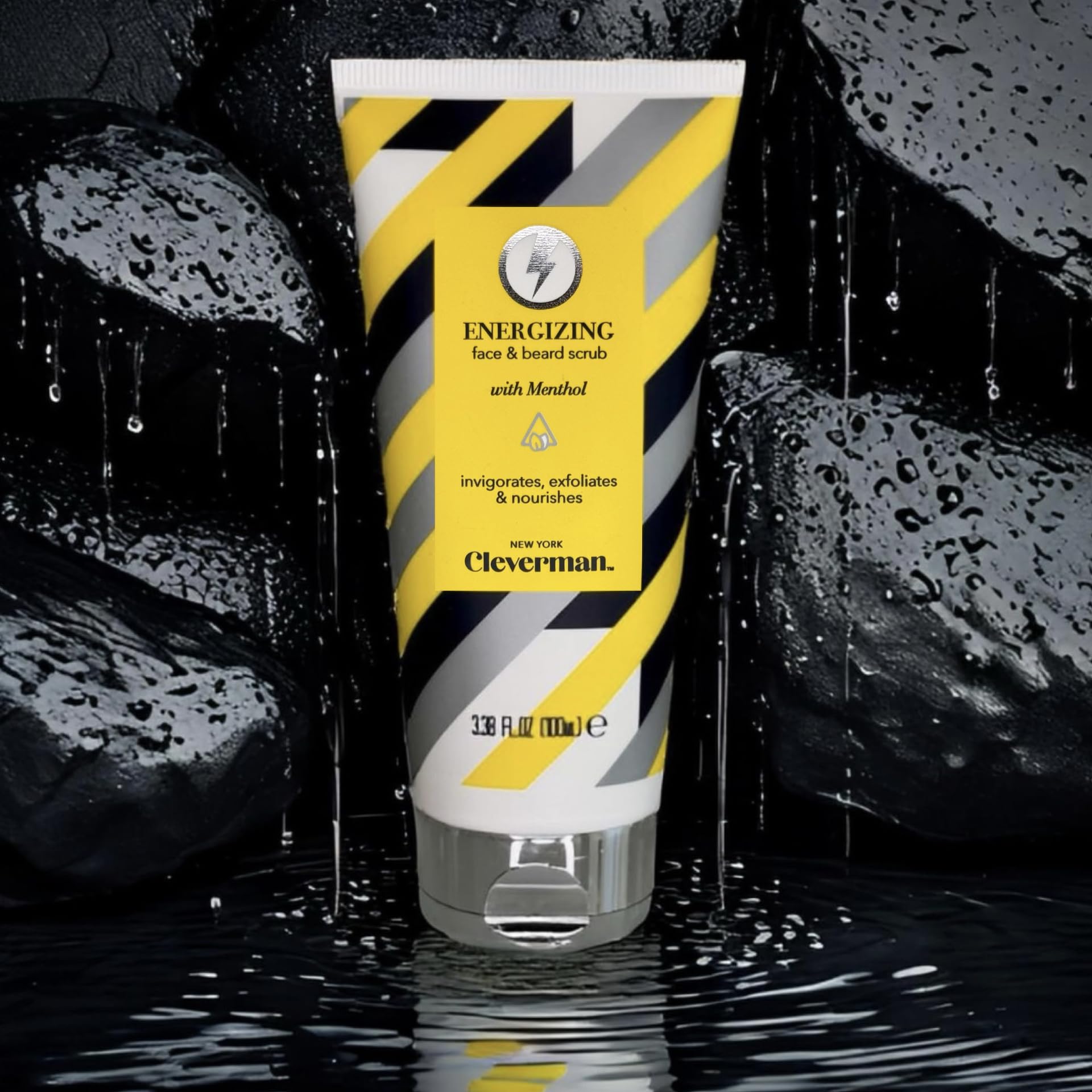 Cleverman triple-oil nourishment image highlights argan, walnut, baobab for smooth skin