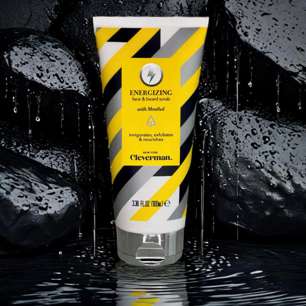Cleverman triple-oil nourishment image highlights argan, walnut, baobab for smooth skin