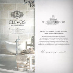 Clevos Natura Foresta natural ingredients highlight vegan, plant-based skincare
