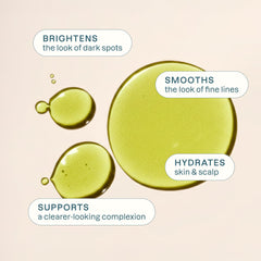 Cliganic hemp seed oil in hand showcases versatile use as facial oil or moisturizer.