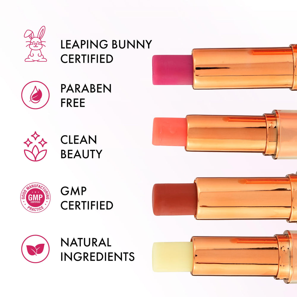 Clinexil Tinted Lip Balm non-tinted option for pure hydration.