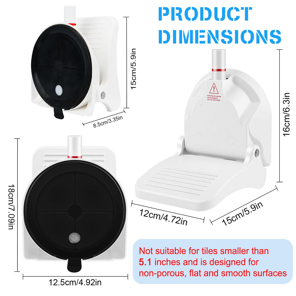 CLIO foldable foot rest stores compactly when not in use.