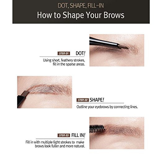 CLIO Kill Brow ergonomic handle for comfortable daily use