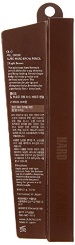 CLIO Kill Brow Auto Hard Eyebrow Pencil built-in sharpener for precise tip maintenance