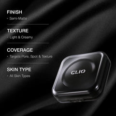 CLIO Kill Cover Founwear Cushion demonstrates blendable lightweight texture for daily wear