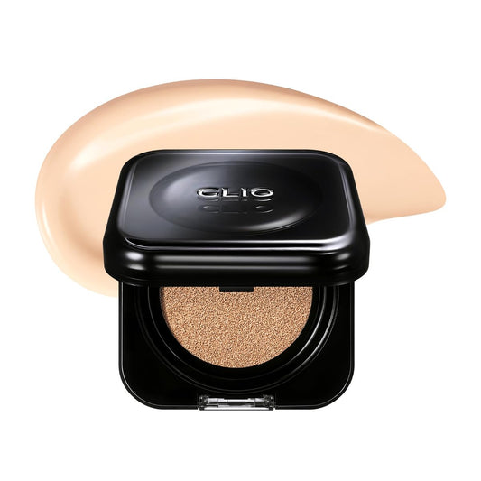 CLIO Kill Cover Founwear Cushion compact open lid for full-coverage, matte finish