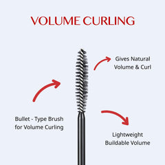 Close-up of CLIO Kill Lash Superproof mascara applying smooth, even coating