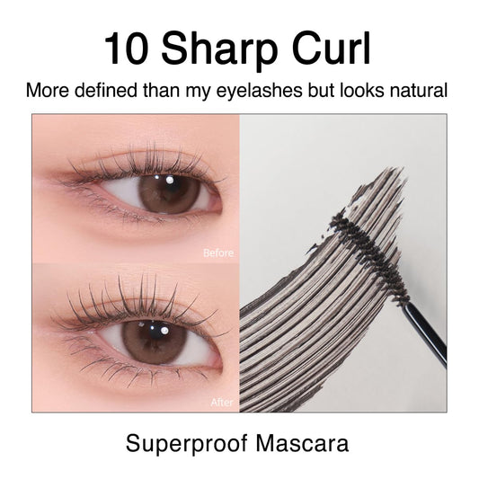 CLIO Kill Lash Superproof Mascara pink elastic brush highlights even coating