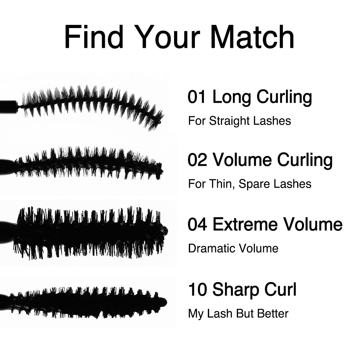Pink elastic brush design of CLIO Kill Lash Superproof Mascara for close-fit curl