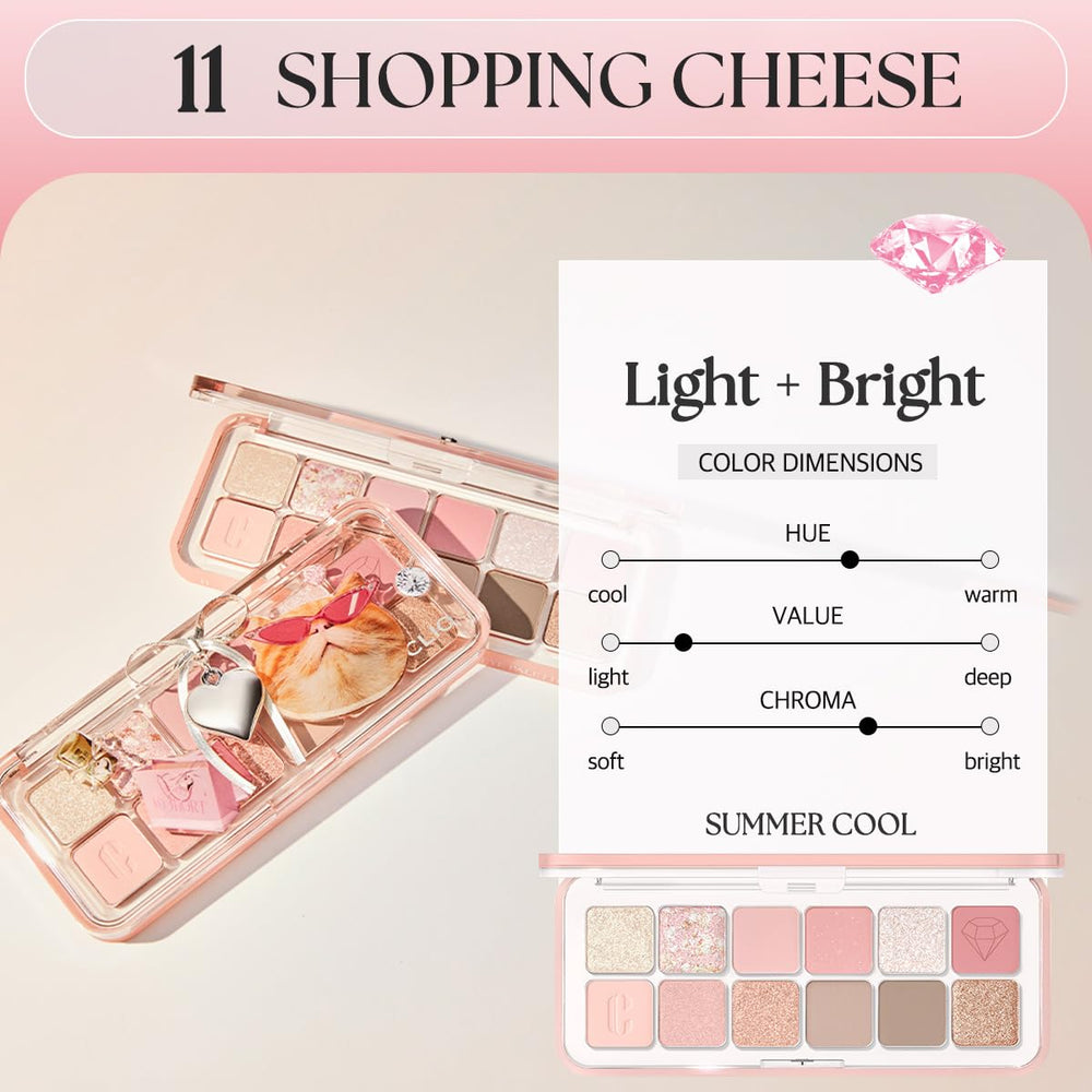CLIO PRO EYE PALETTE AIR base shade provides a clean starting option.