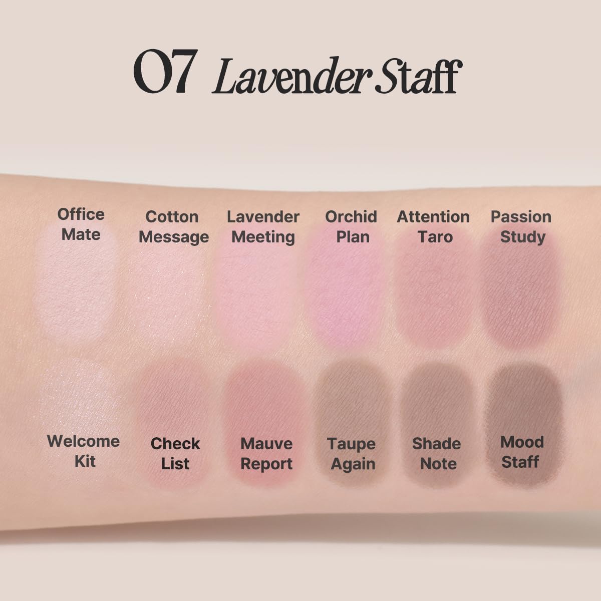 Range from base to shade for easy layering and complete eyelook.