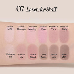 Range from base to shade for easy layering and complete eyelook.
