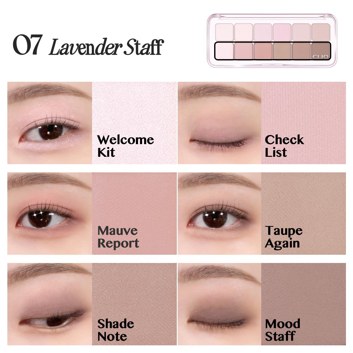 All-in-one palette supports natural day looks and mood-based evening transformations.