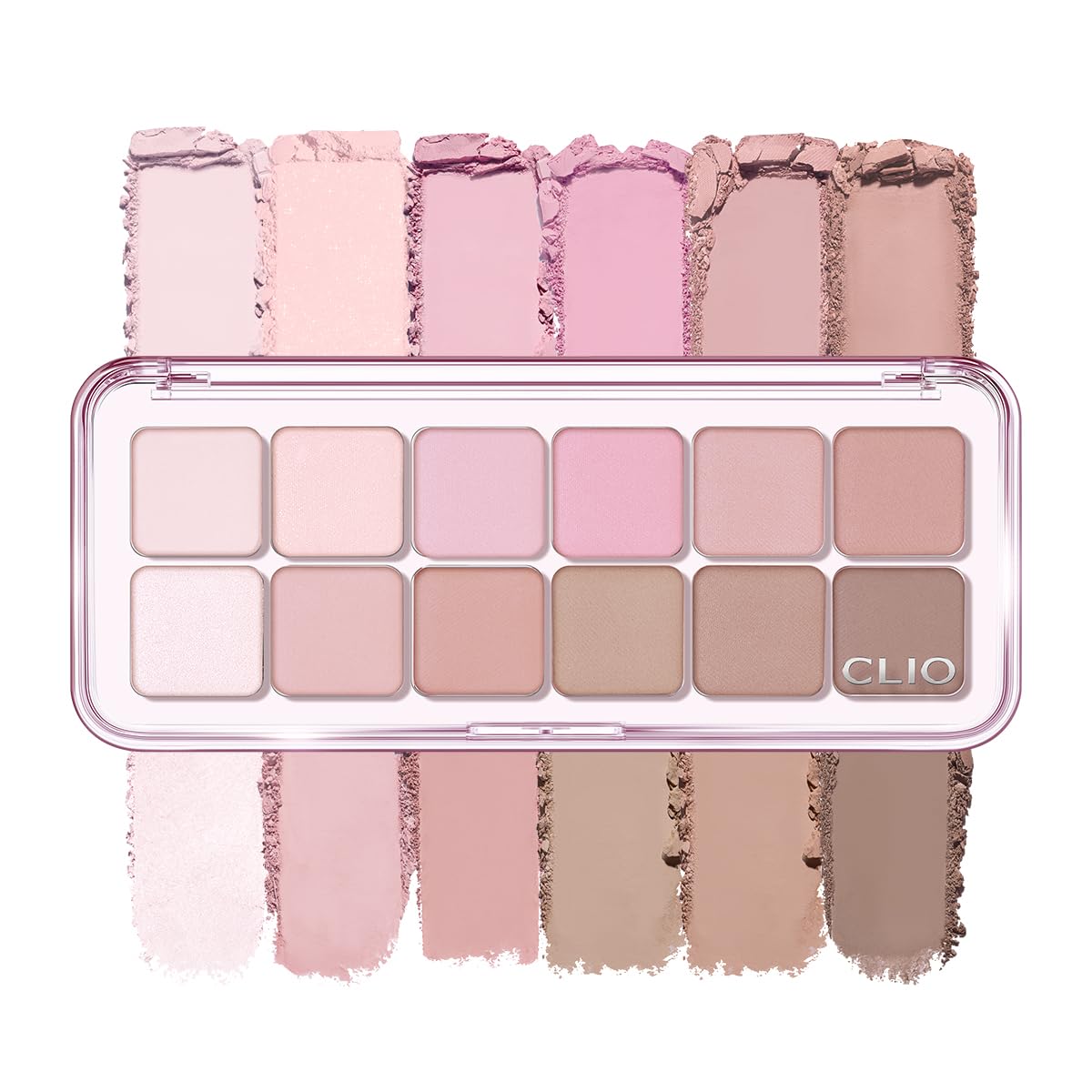 CLIO PROFESSIONAL CLIO PRO EYE PALETTE AIR 07 Lavender Staff open swatches for versatile looks.