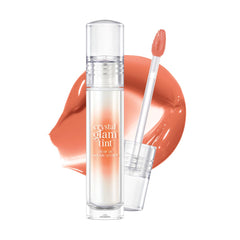 CLIO Professional Crystal Glam Tint bottle with peach opal glow for daily radiance.
