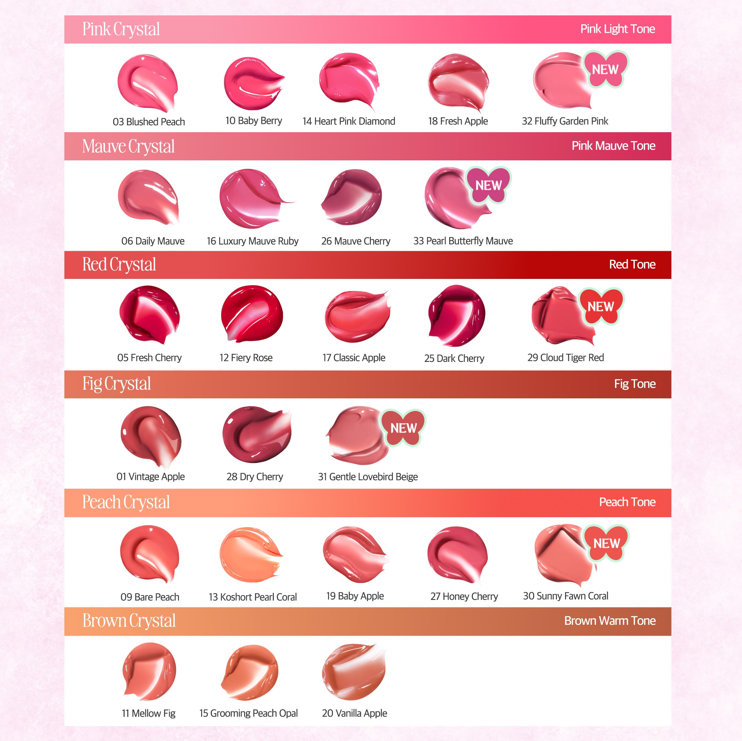 CLIO PROFESSIONAL texture drop of tint showing glossy, lightweight consistency and smooth shine