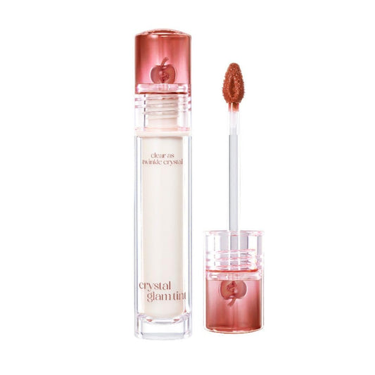 CLIO PROFESSIONAL Crystal Glam Tint Vanilla Apple with glossy finish for glass-like shine.