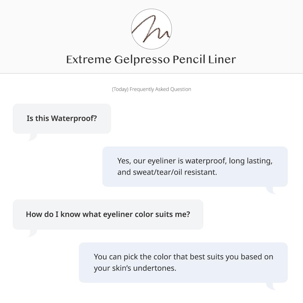 CLIO PROFESSIONAL Extreme Gelpresso Pencil shows warm and cool tone versatility
