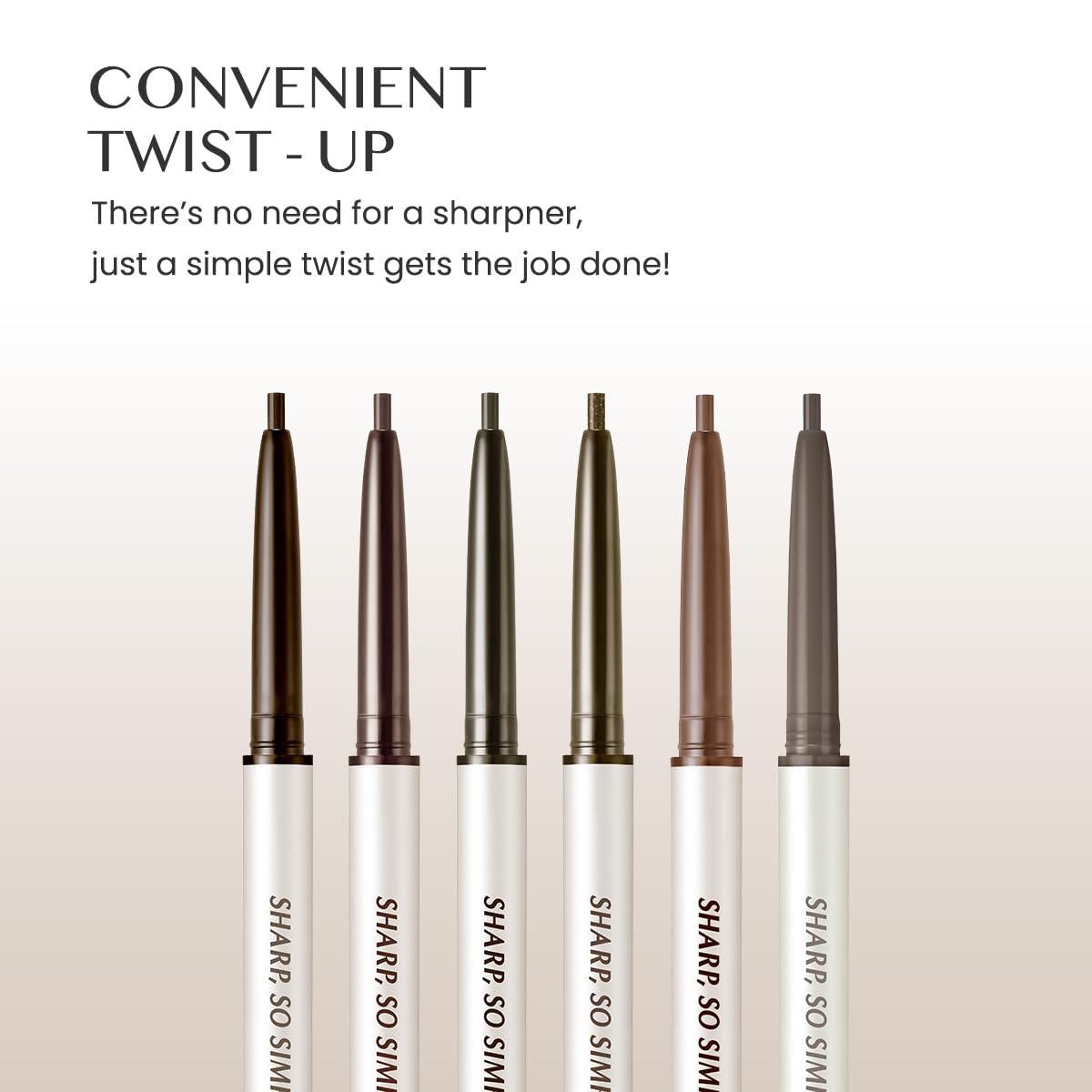Shade 03 Black Brown delivers versatile depth for natural or defined looks.